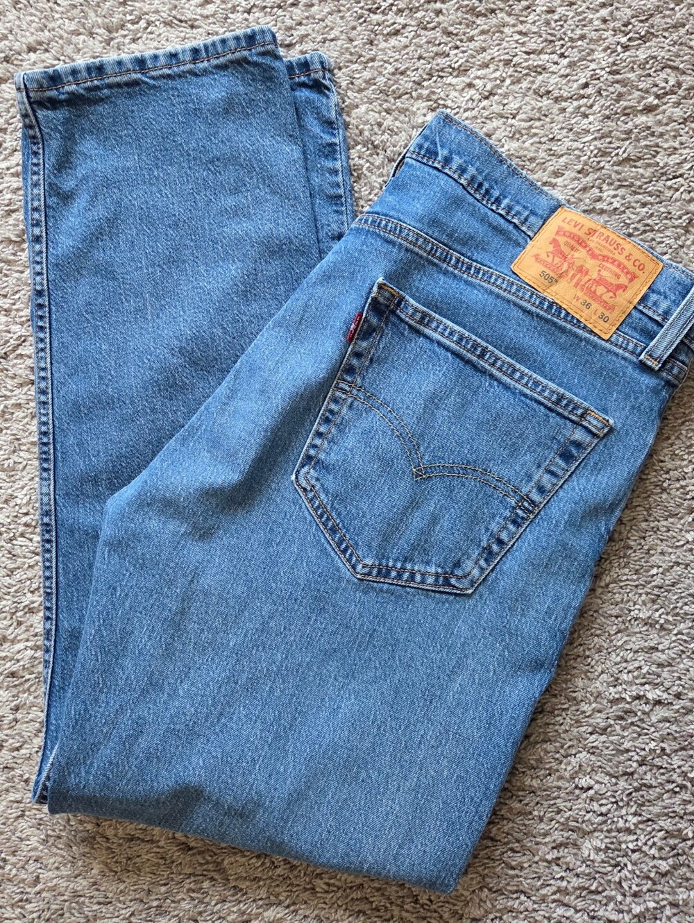 Levi's 505 Men's Straight Leg Jeans 36X30